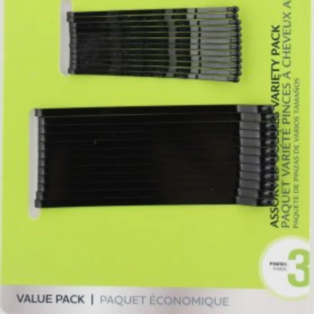 36 Goody Quick Fix Black Stay Tight Hold Bobbies Bobby Slide Hair Roller Pins
